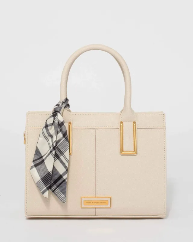 Ivory Stef Scarf Mini Bag sold by Collete Hayman