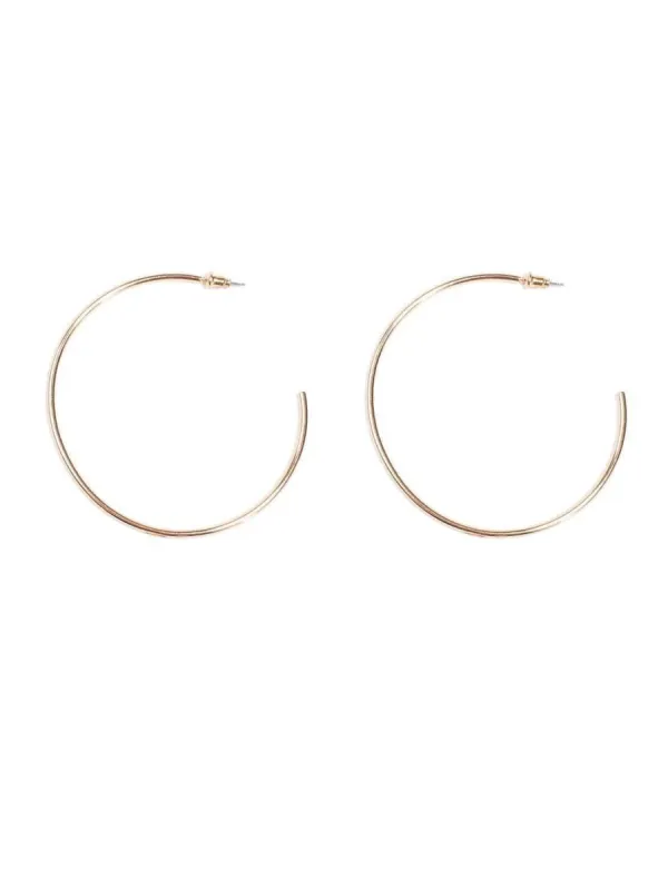 Metal 60mm Hoop Earring sold by Collete Hayman