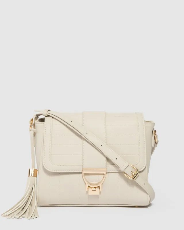 Ivory Dianna Crossbody Bag sold by Collete Hayman