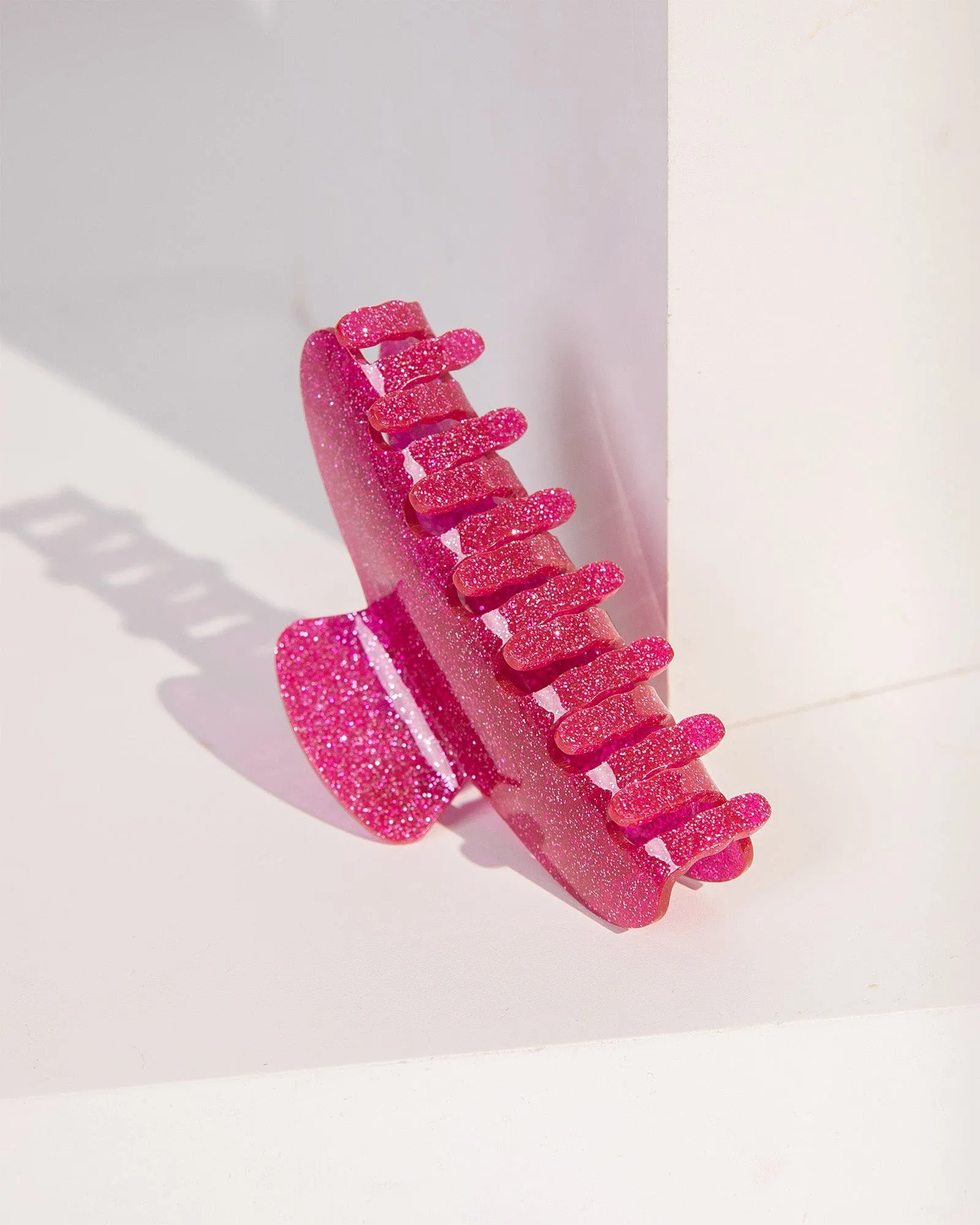 Pink Glittery Acrylic Claw Clip sold by Collete Hayman product image thumbnail 2