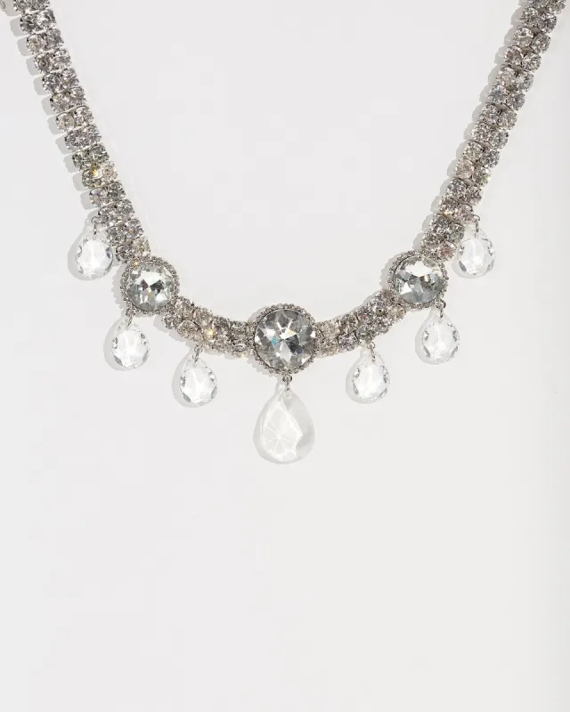 Crystal Statement Pendants Necklace sold by Collete Hayman