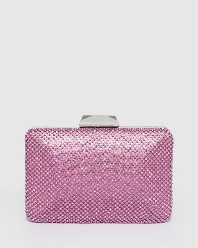 Pink Maxine Clutch Bag sold by Collete Hayman