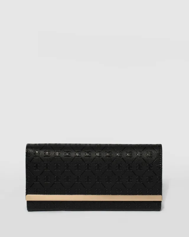 Black Maisy Straight Bar Wallet sold by Collete Hayman