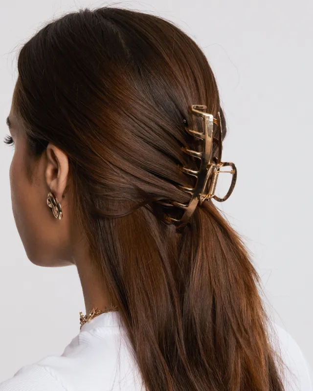 Gold Metal Large Claw Clip sold by Collete Hayman