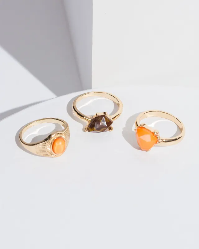 Brown Organic Metal Ring Pack sold by Collete Hayman
