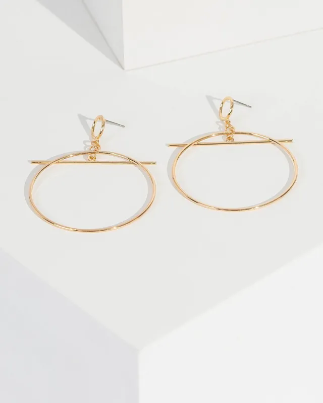 Loop And Bar Drop Earrings sold by Collete Hayman