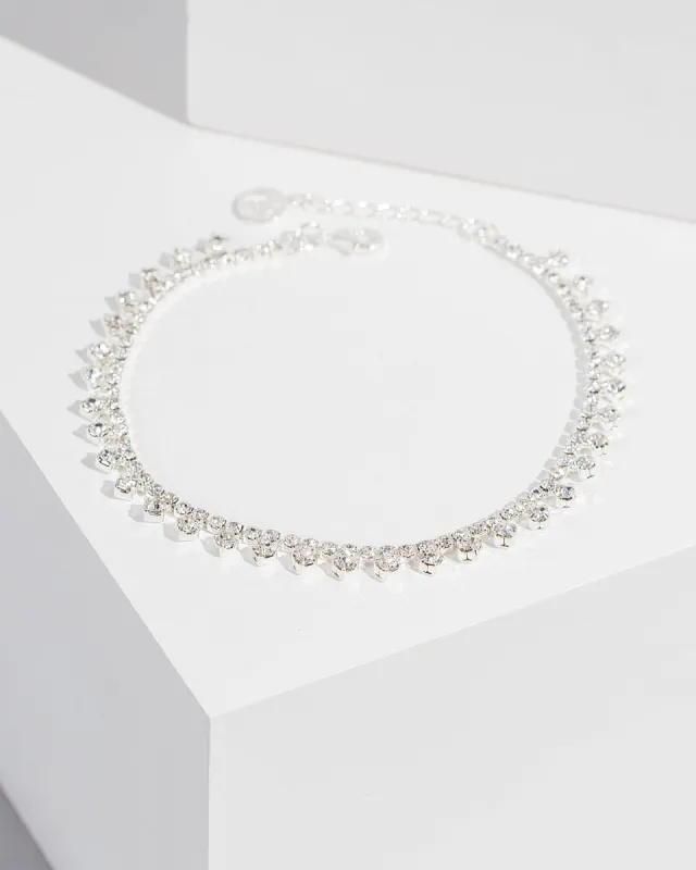 Crystal Fine Detail Anklet sold by Collete Hayman