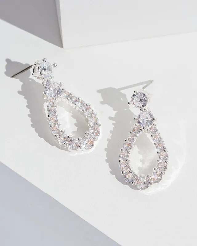 Crystal  Tear Drop Earrings sold by Collete Hayman