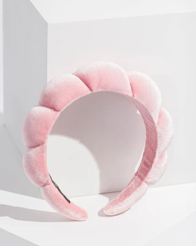 Pink Puffy Bubble Headband sold by Collete Hayman
