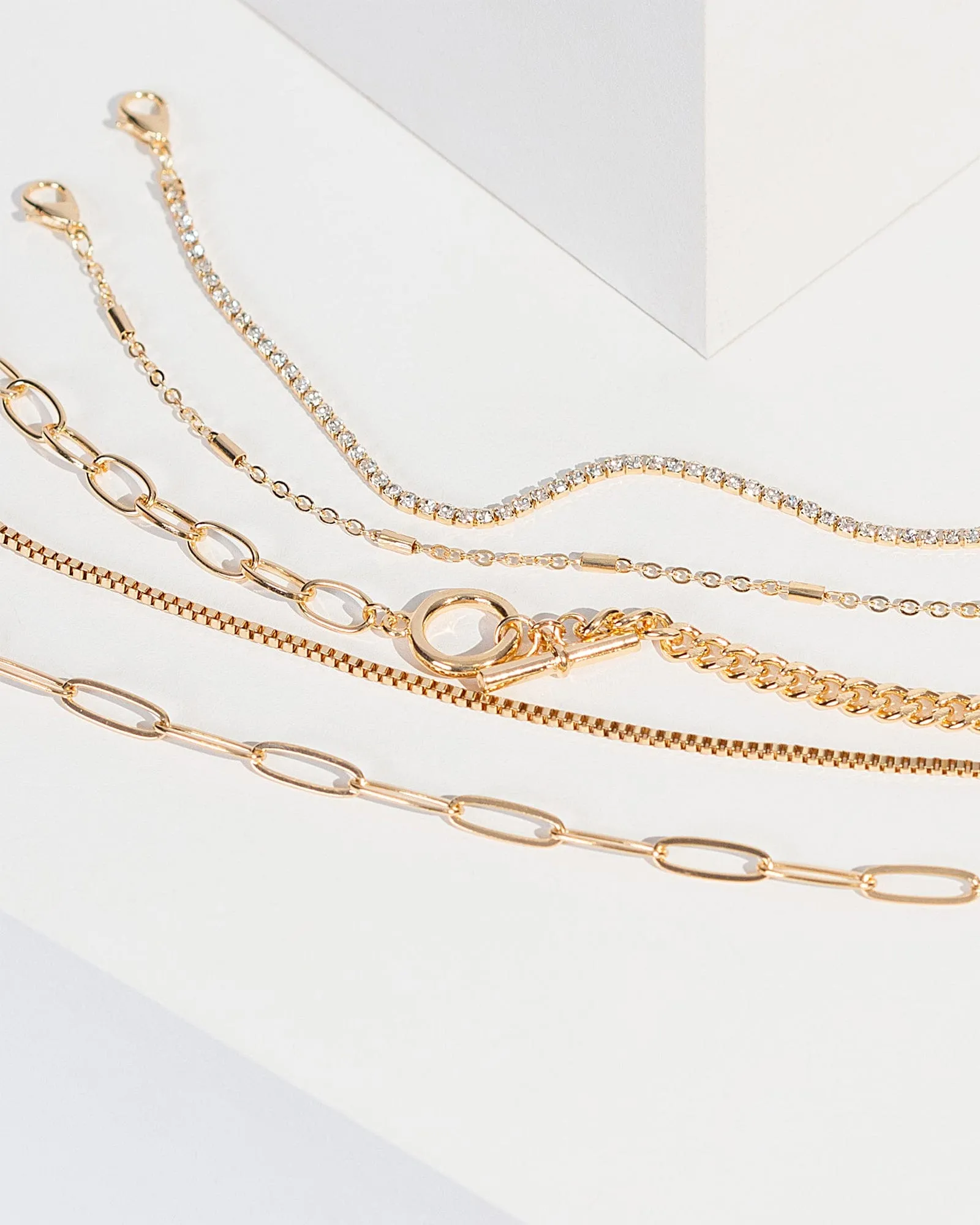 Crystal And Metal 5 Pack Bracelet sold by Collete Hayman