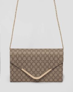 Monogram Lila Envelope Clutch Bag sold by Collete Hayman