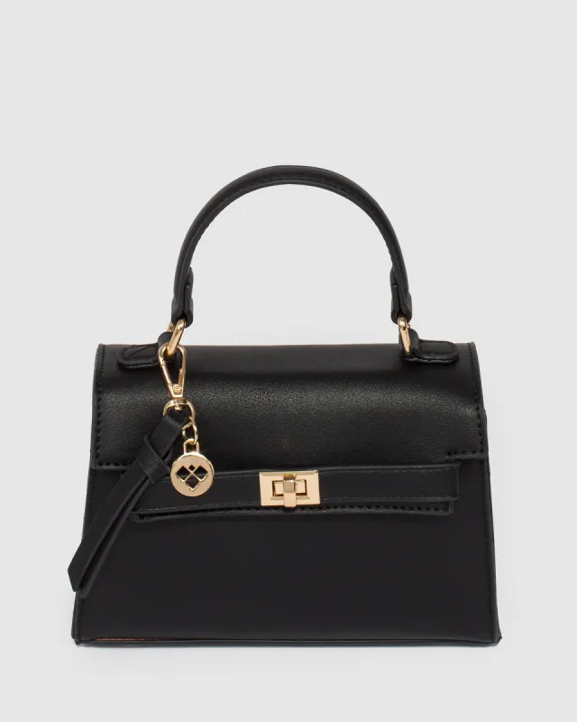 Black Jade Top Handle Bag sold by Collete Hayman