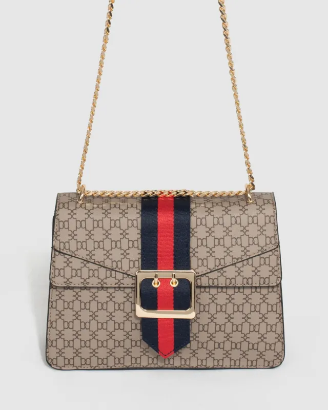 Monogram Buckle Crossbody Bag sold by Collete Hayman