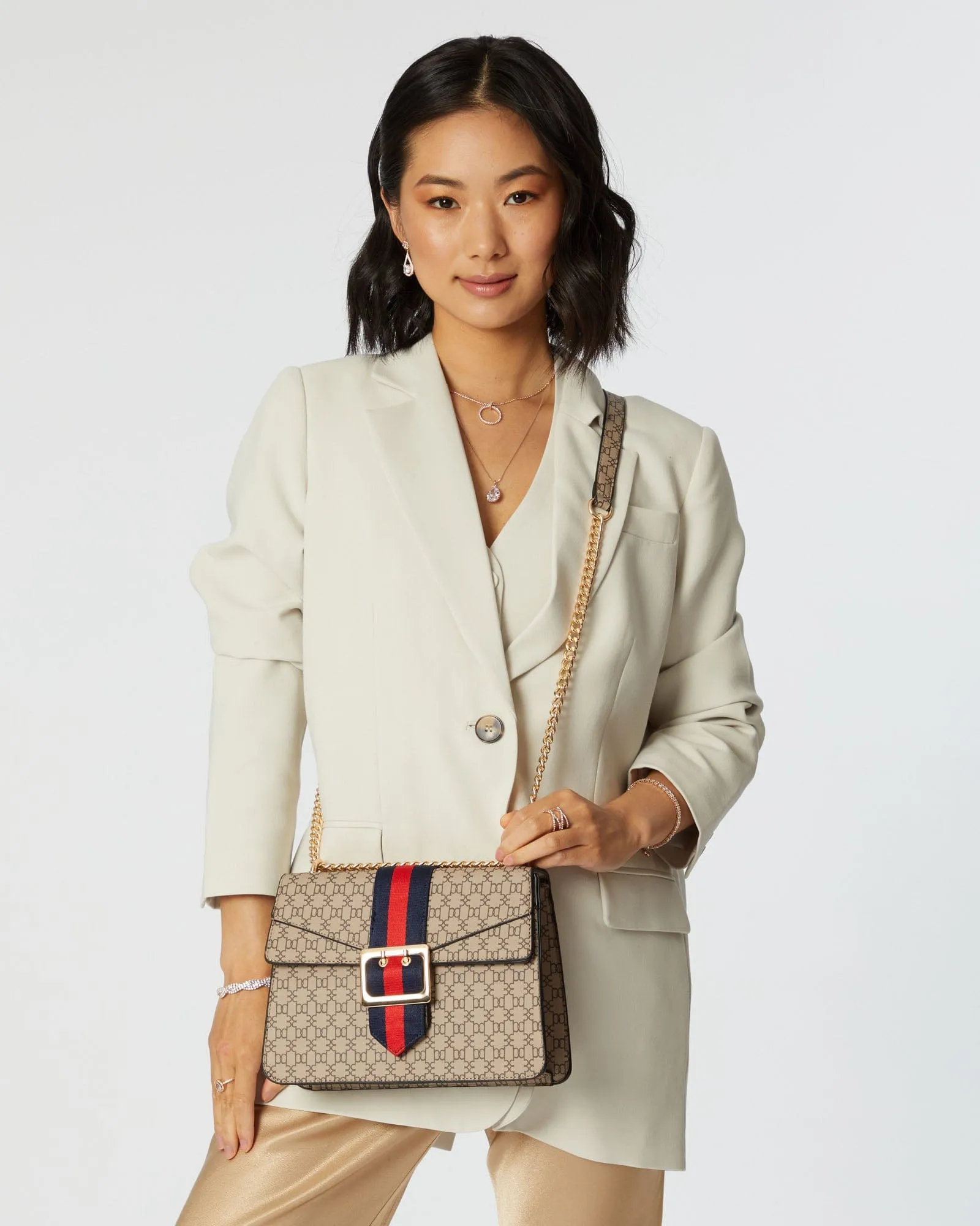Monogram Buckle Crossbody Bag sold by Collete Hayman product image thumbnail 2