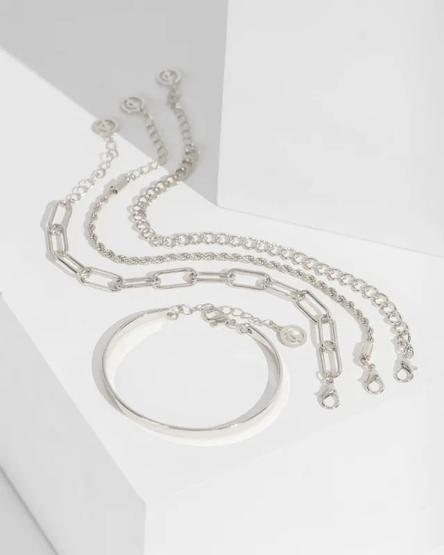 Silver Mixed Bracelet Pack sold by Collete Hayman