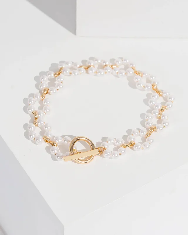 Pearl Cluster Bracelet sold by Collete Hayman