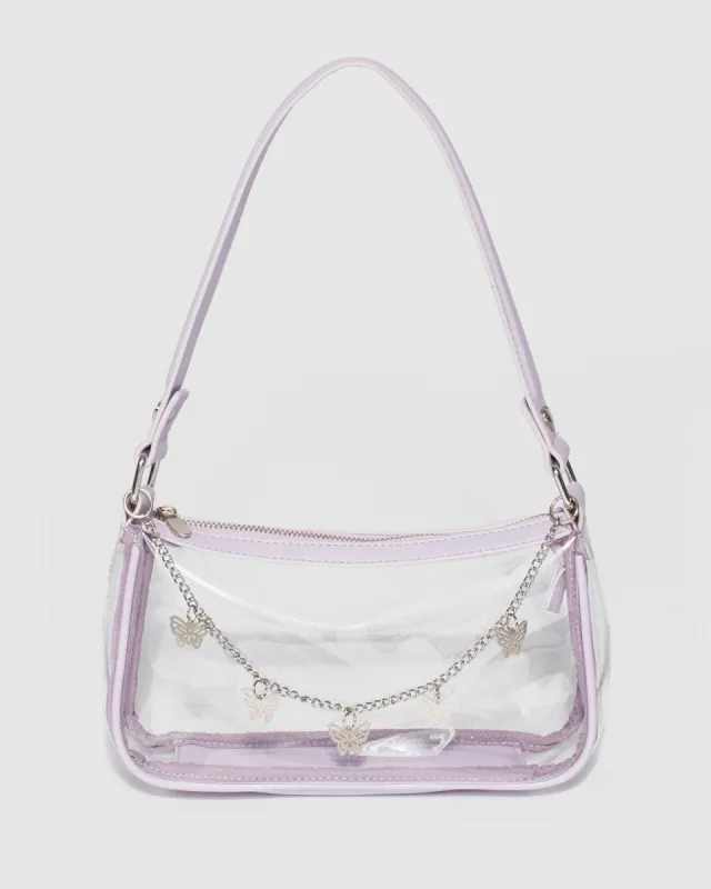 Clear Carrie Buterfly Crossbody Bag sold by Collete Hayman