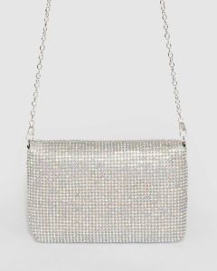 Silver Kylie Crossbody Bag sold by Collete Hayman