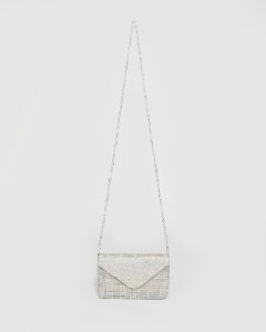 Silver Kylie Crossbody Bag sold by Collete Hayman