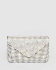 Silver Kylie Crossbody Bag sold by Collete Hayman