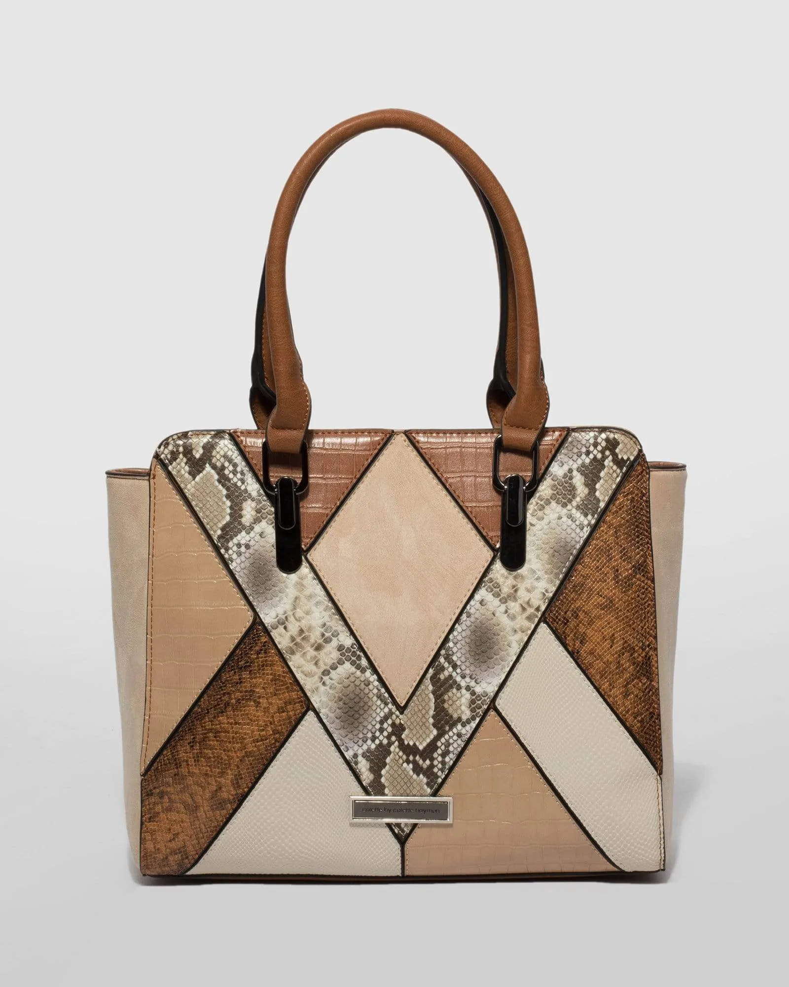 Natural Camilla Panel Tote Bag sold by Collete Hayman