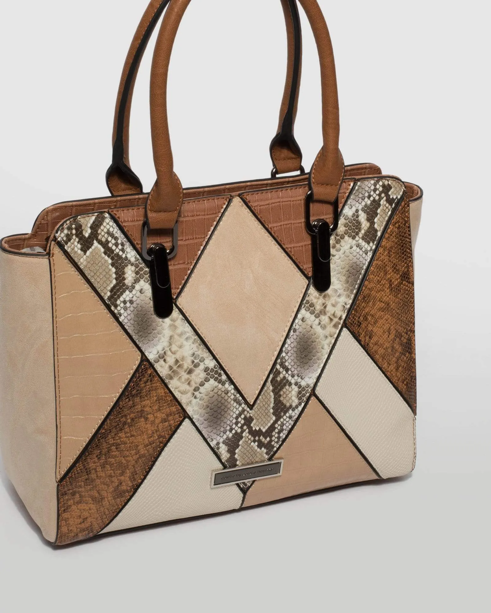 Natural Camilla Panel Tote Bag sold by Collete Hayman product image thumbnail 2