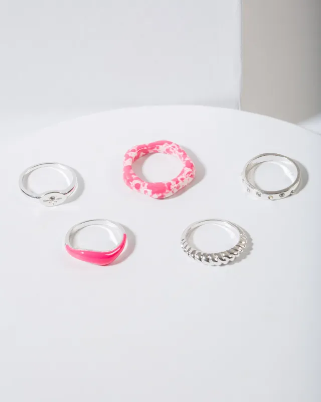 Pink Textured Ring Pack sold by Collete Hayman