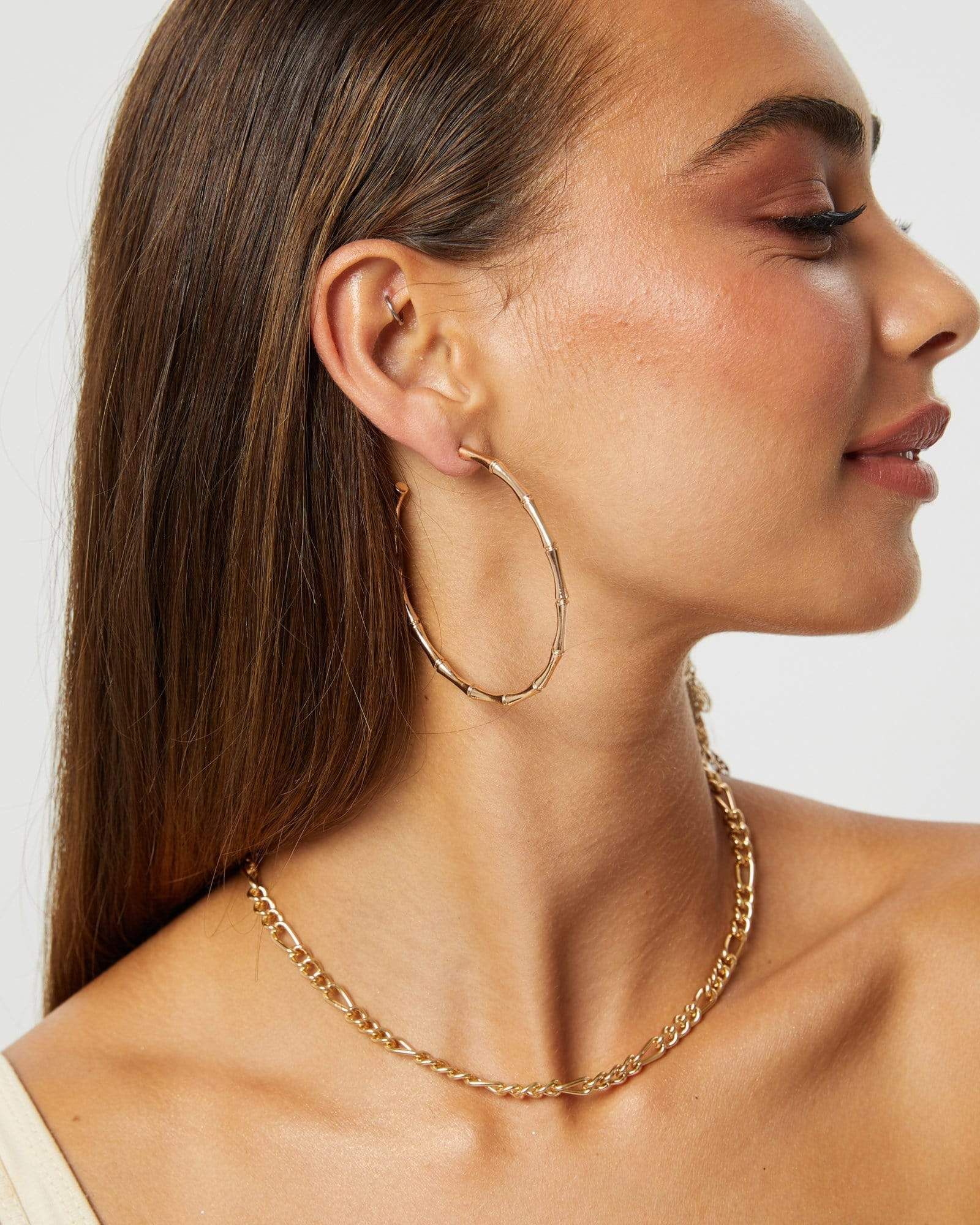 Gold Crystal Chain Fine Necklace sold by Collete Hayman product image thumbnail 3