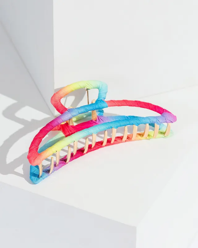 Multi Colour Wrap Around Detail Claw Clip sold by Collete Hayman