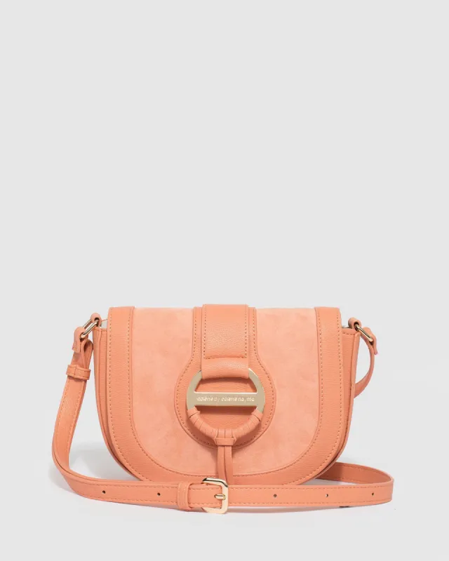 Luz Orange Ring Crossbody Bag sold by Collete Hayman