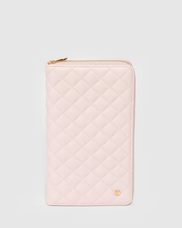 Pink Dahlia Family Travel Wallet sold by Collete Hayman