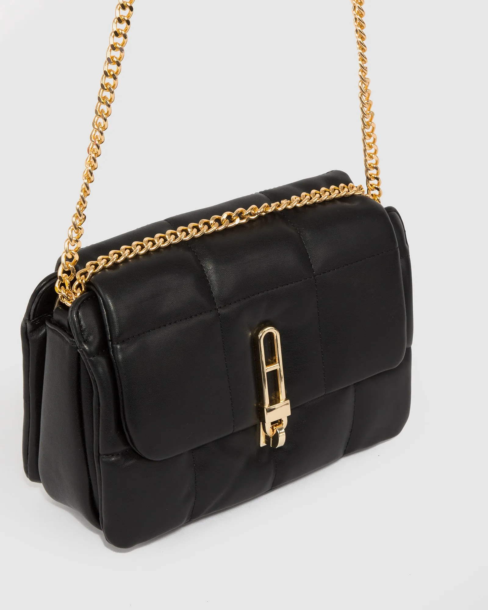 Black Riley Quilt Crossbody Bag sold by Collete Hayman product image thumbnail 2