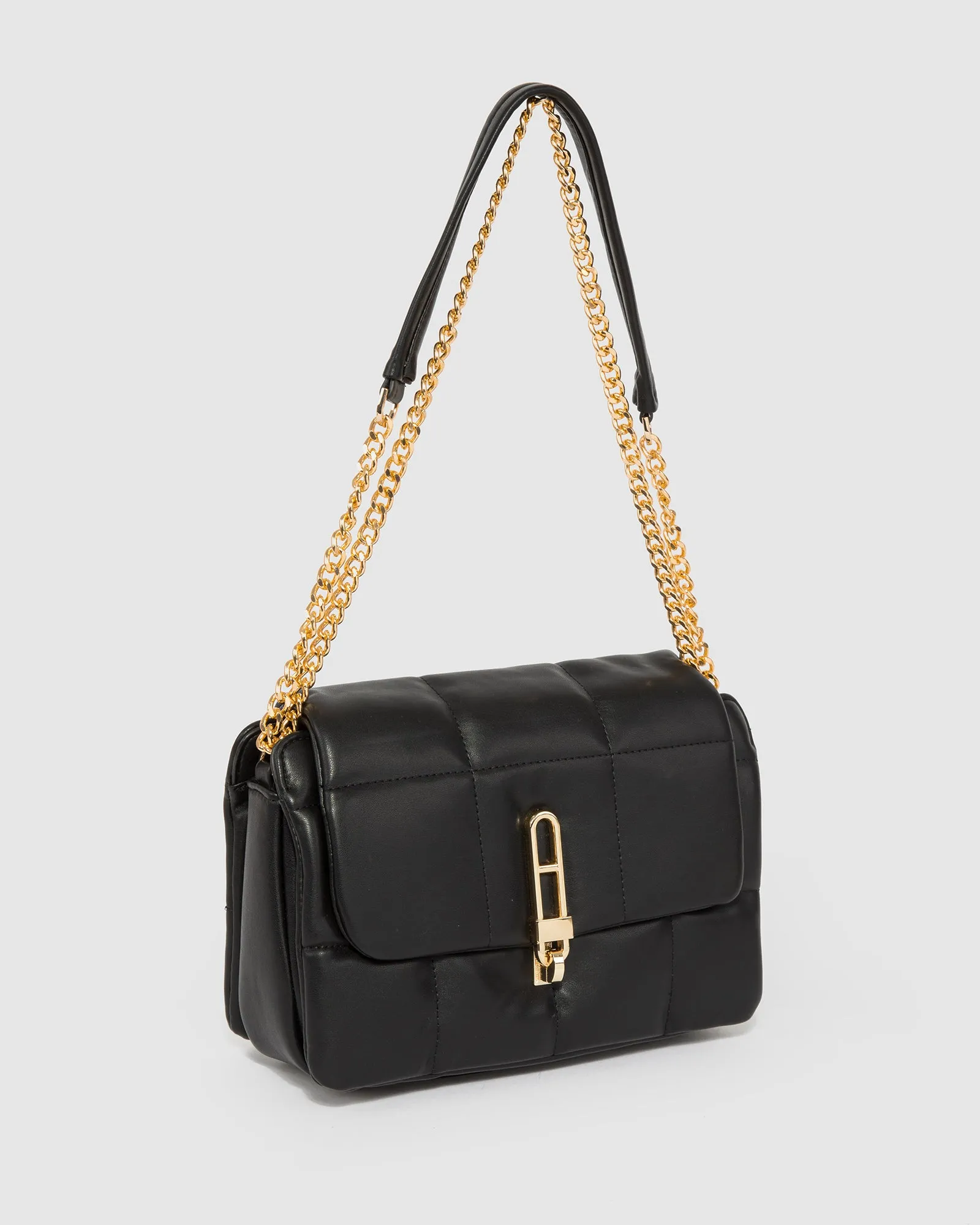 Black Riley Quilt Crossbody Bag sold by Collete Hayman product image thumbnail 5