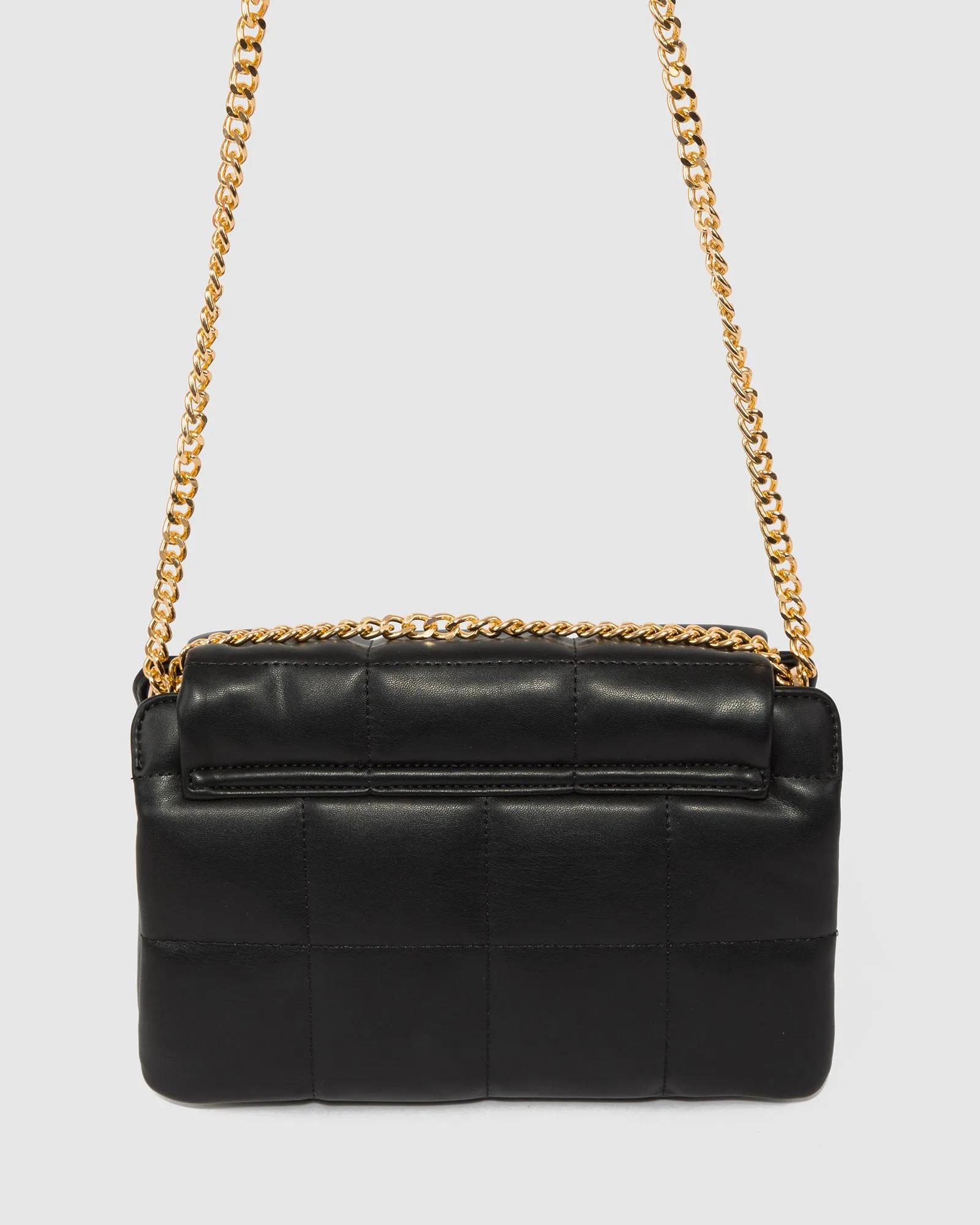 Black Riley Quilt Crossbody Bag sold by Collete Hayman product image thumbnail 4