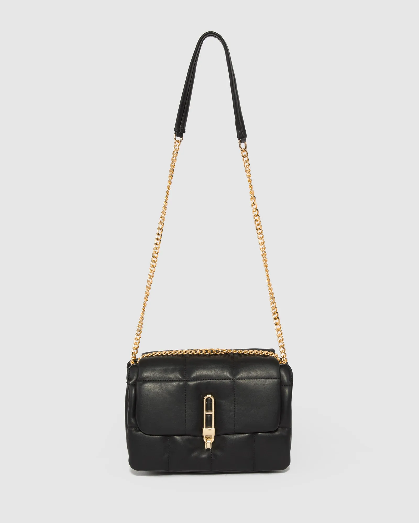 Black Riley Quilt Crossbody Bag sold by Collete Hayman product image thumbnail 3