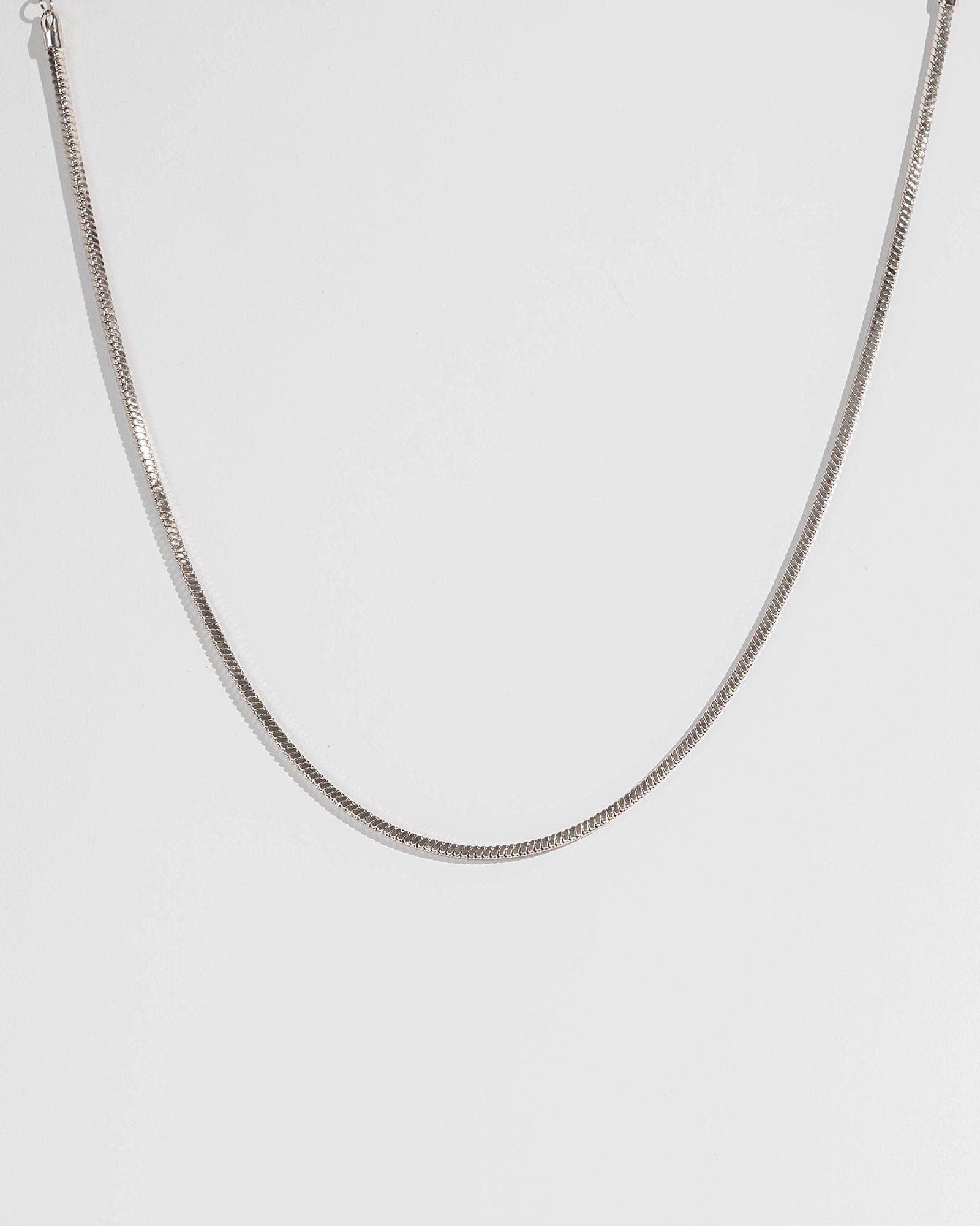 Silver 48cm Snake Box Chain Necklace sold by Collete Hayman