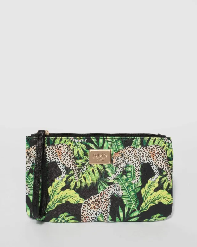 Black Print Brook Wristlet Purse sold by Collete Hayman