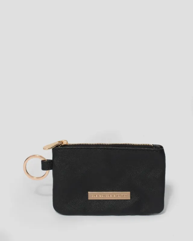 Black Joy Keyring Purse sold by Collete Hayman