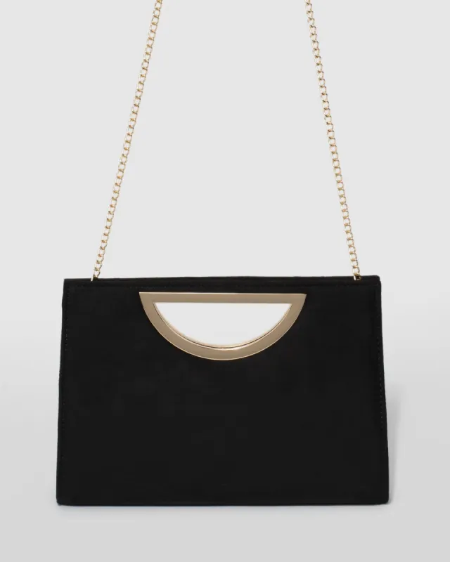 Black Harmony Clutch Bag sold by Collete Hayman