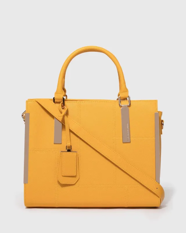 Yellow Andrea Large Tote Bag sold by Collete Hayman