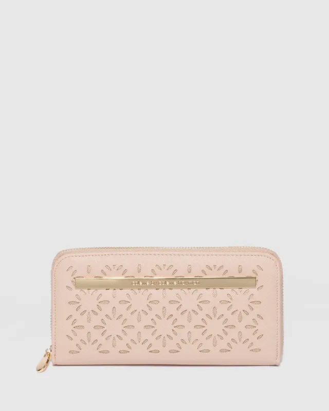 Pink Nina Punchout Wallet sold by Collete Hayman