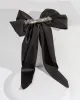 Black Large Long Bow Hair Clip sold by Collete Hayman