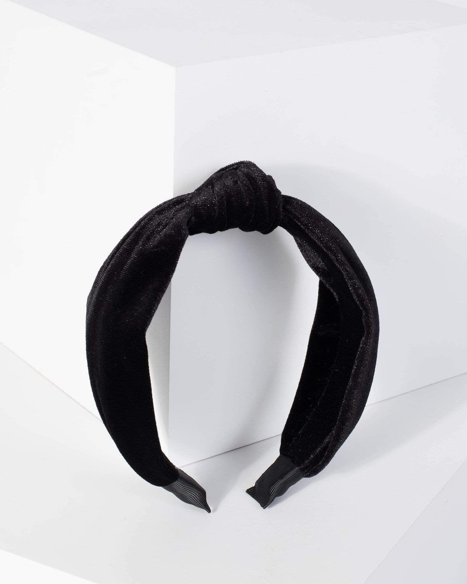 Black Twisted Headband sold by Collete Hayman