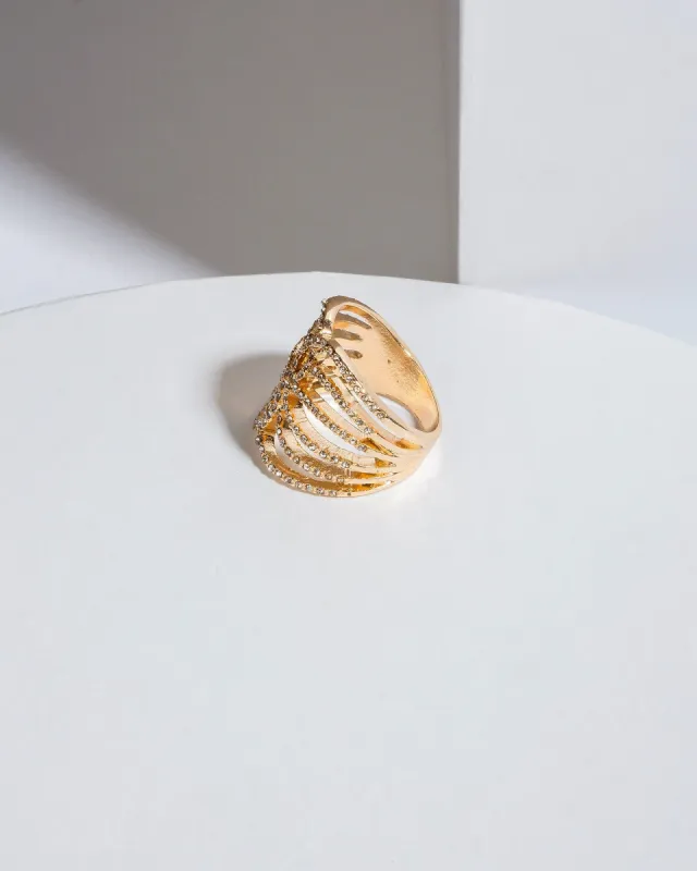 Crystal Looped Ring sold by Collete Hayman