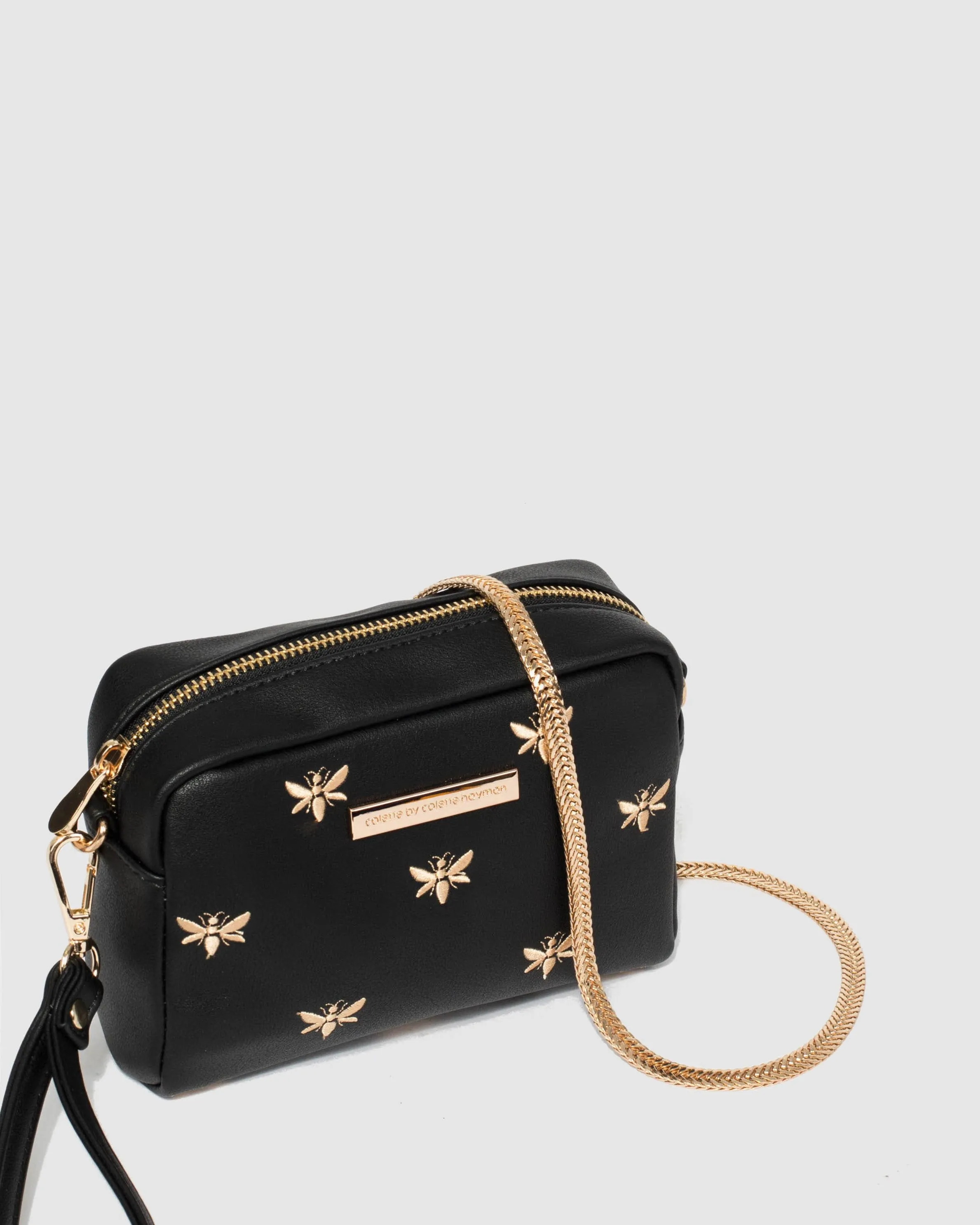 Black Suri Bee Crossbody Bag sold by Collete Hayman product image thumbnail 4