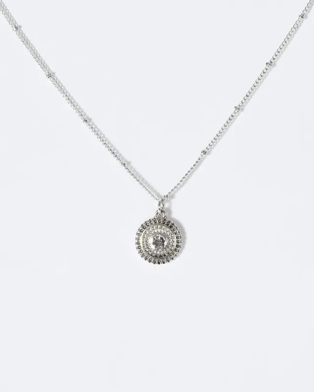 Silver Dia Patterned Coin Necklace sold by Collete Hayman