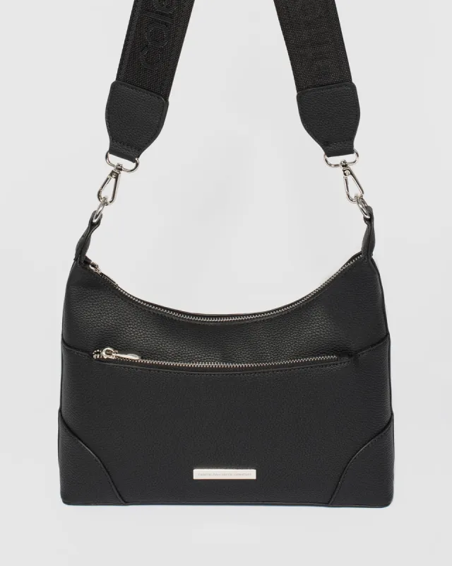 Black Jess Webbing Crossbody Bag sold by Collete Hayman