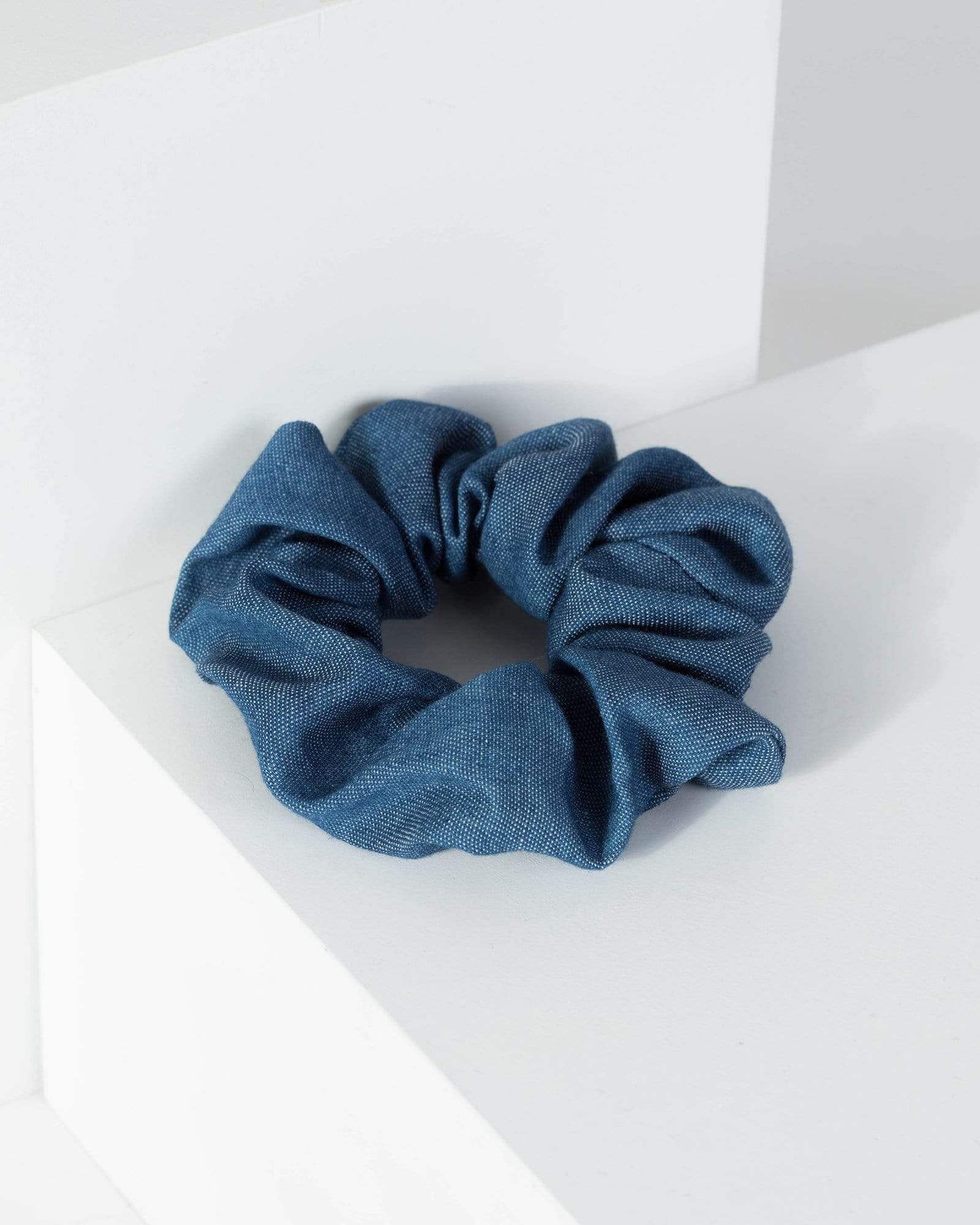 Blue Plain Denim Scrunchie sold by Collete Hayman