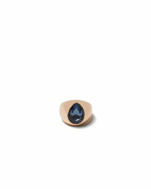 Teardrop Stone Metal Ring - Medium sold by Collete Hayman