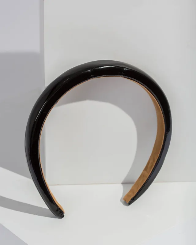 Black Plain Headband sold by Collete Hayman